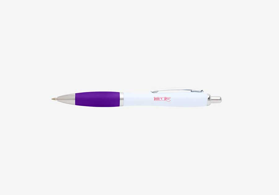 Stylo-bille plastique recyclé encre bleue Nash