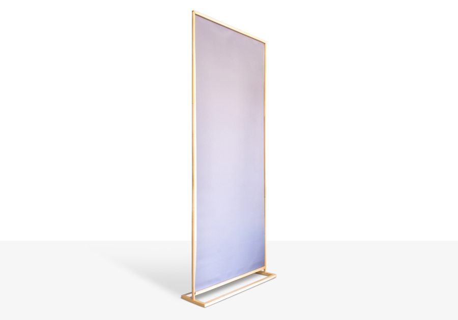 Tótem de madera parte trasera sin impresión