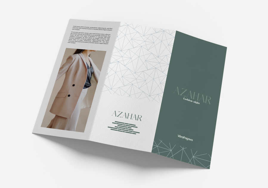Folletos de papel verjurado con diamantes