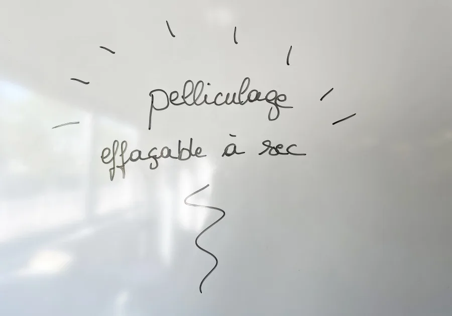 Adhesif monomere pelliculage effacable a sec