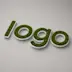Lettre et logo bois avec vegetal naturel 18mm