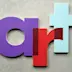 Lettres et logo 3D en PVC blanc satin et quadri art