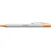 Stylo slim premium métallique Eli blanc rose