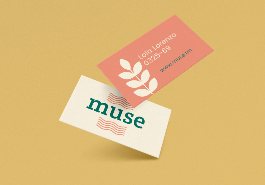Tarjeta de visita de musa