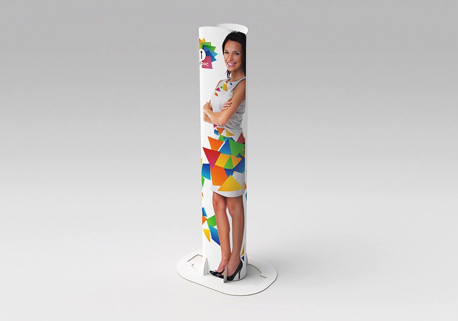 Totem_carton_elliptique_compact_éco