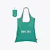 Sac tote bag pliable en rPET Santorini Sarcelle gris