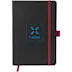 Libreta A6 colour-Edge tapa dura roja personalizada