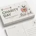 Tarjeta Postal de papel reciclado de 100 g con semillas y flores silvestres para el día de la caridad personalizada