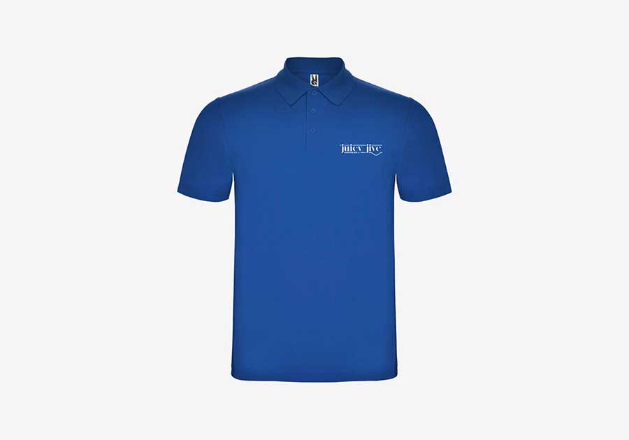 Polo-unisexe-manches-courtes-Austral-bleu-royal