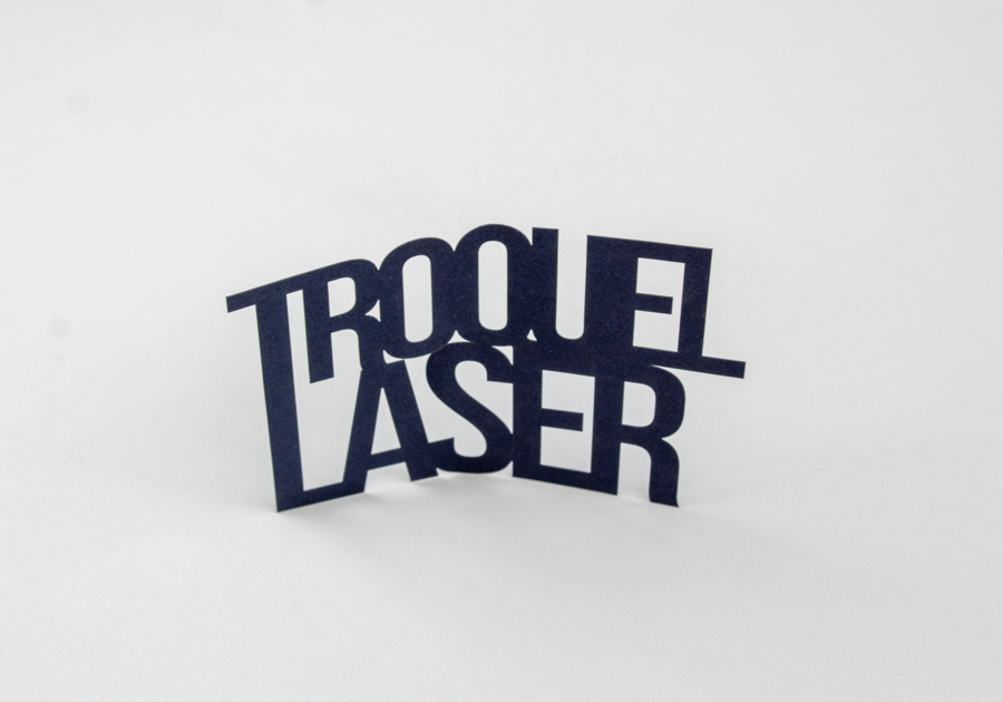Folleto cortado con láser troquel láser
