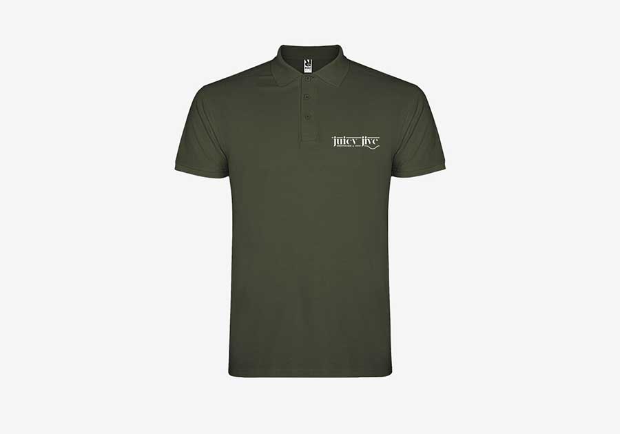 Polo-homme-manches-courtes-Star-vert-aventure