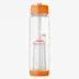 Bidon Tutti frutti avec infuseur 74 cl Transparent Orange