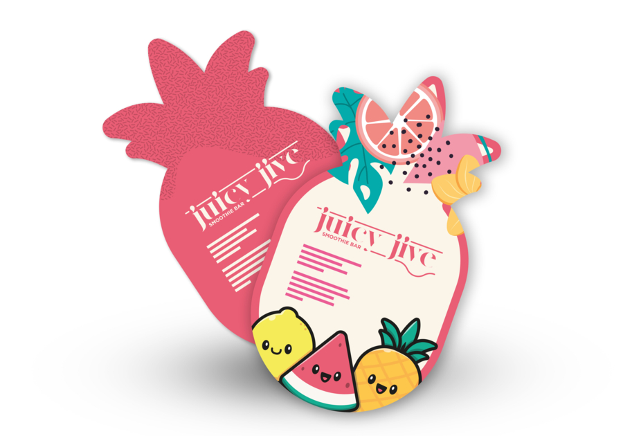 Folleto de piña personalizado