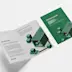 Dépliant papier recyclé 1 pli central A6 80g offset recyclé blanc