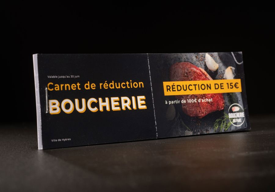 Carnet de tickets 10 x 21