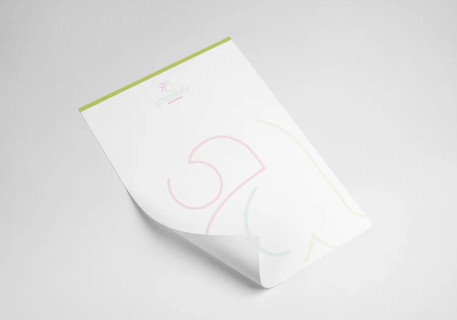 Papier à en tête recycle