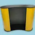 Comptoir PVC curve plateau noir