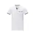 Polo bicolore homme manches courtes Morgan - Blanc