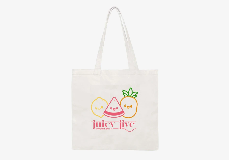 Sac de courses coton petit format
