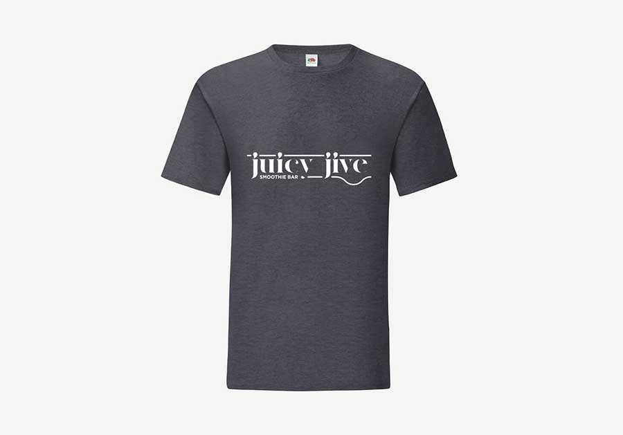 T-shirt Iconic de Fruit of the Loom® gris chiné foncé
