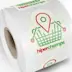 Étiquette rouleau pose automatique decoupe papier couché enlevable