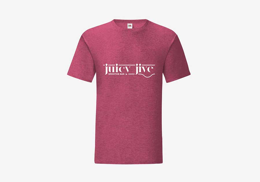 T-shirt Iconic de Fruit of the Loom® bordeaux-chine?
