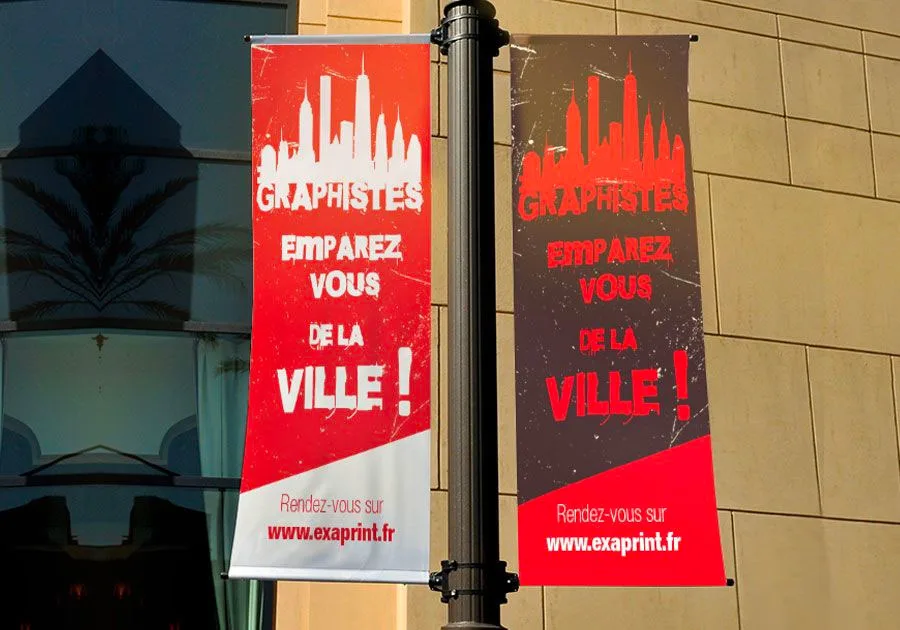 Drapeau à potence