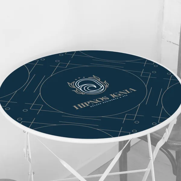 Set de table papier classique rond