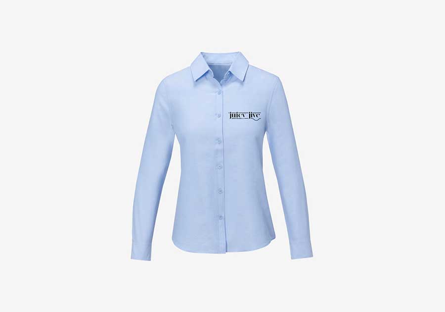 Chemise-femme-manches-longues-Pollux-bleu-clair