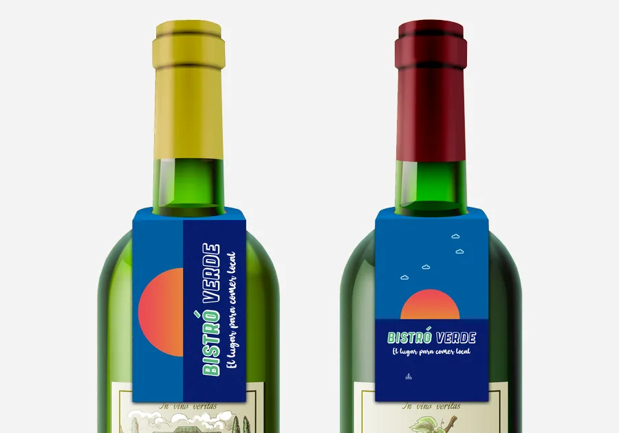 Collerette pour bouteille