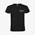 T-shirt unisexe manches courtes Atomic noir