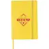 Carnet de notes A6 classic a? couverture rigide jaune