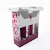 Coffret bouteille avec poignee avec fenetre multi bouteille ouvert