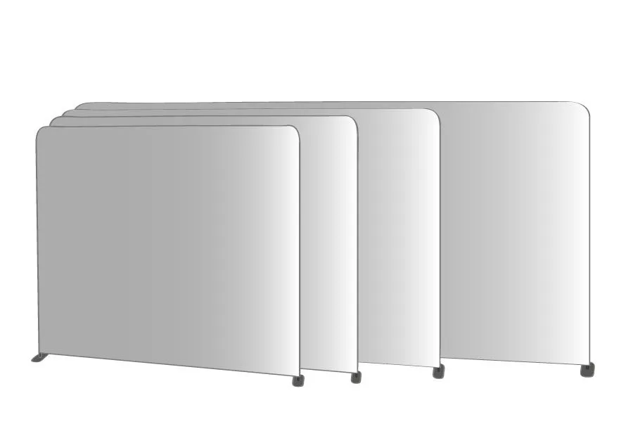 Stand tubulaire droit plusieurs formats disponibles