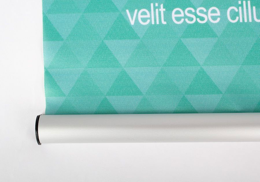 Tela kakemono Varilla de aluminio de acabado bajo