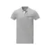 Polo bicolore homme manches courtes Morgan - Gris bruyère