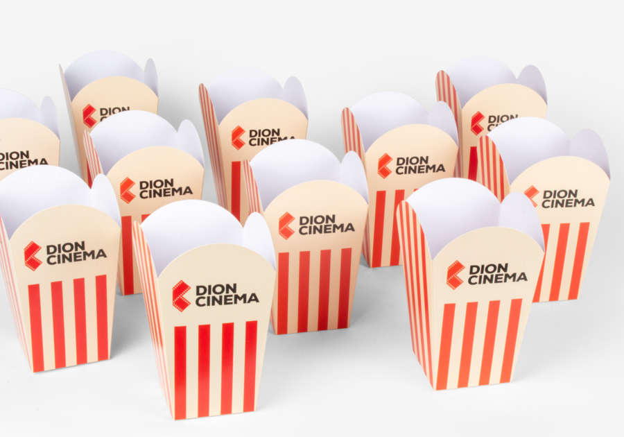 Caja grande de palomitas de maíz