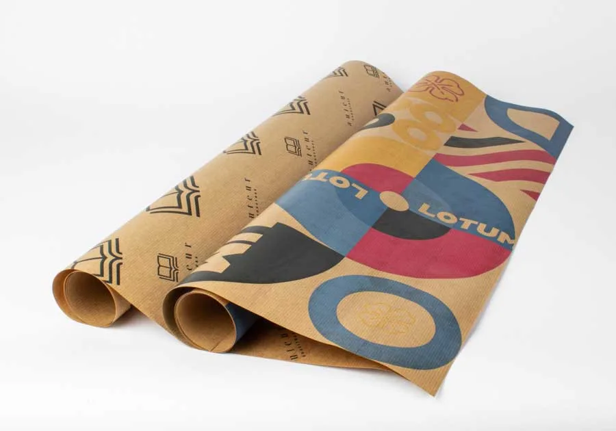 Papel regalo 90g kraft