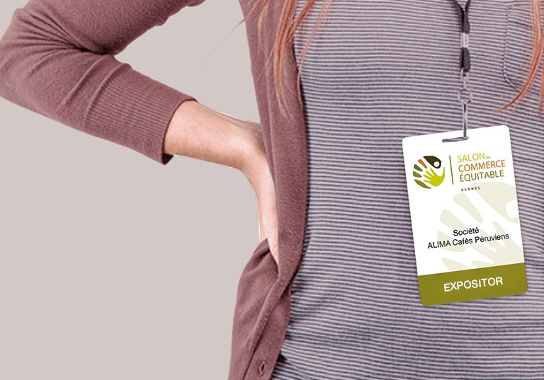 Acreditación PVC XXL 877 x 140 mm