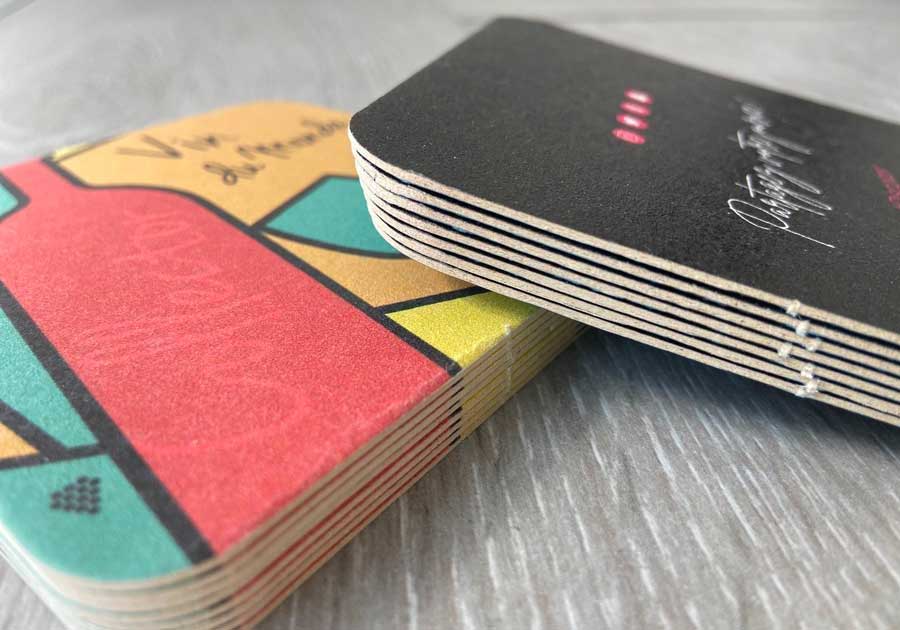 Posavasos cuadrado con cantos romos