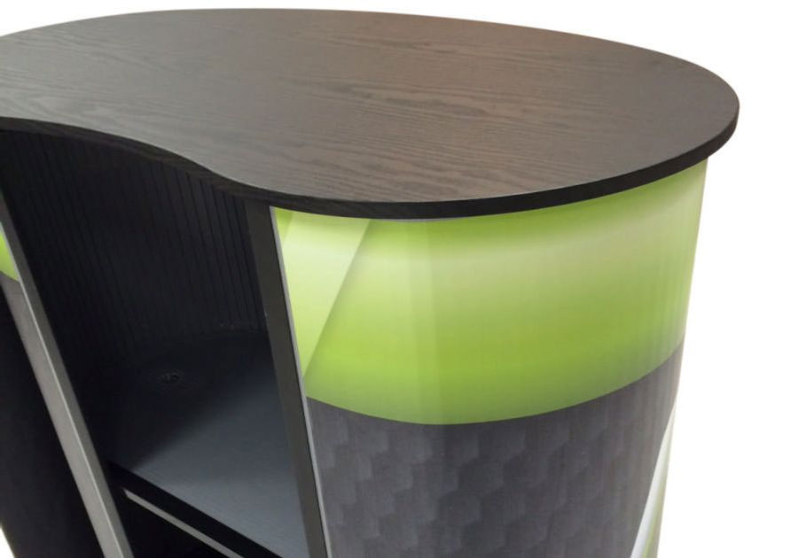 Mostrador de recepción de PVC económico estructura 91 x 50 x 93 cm