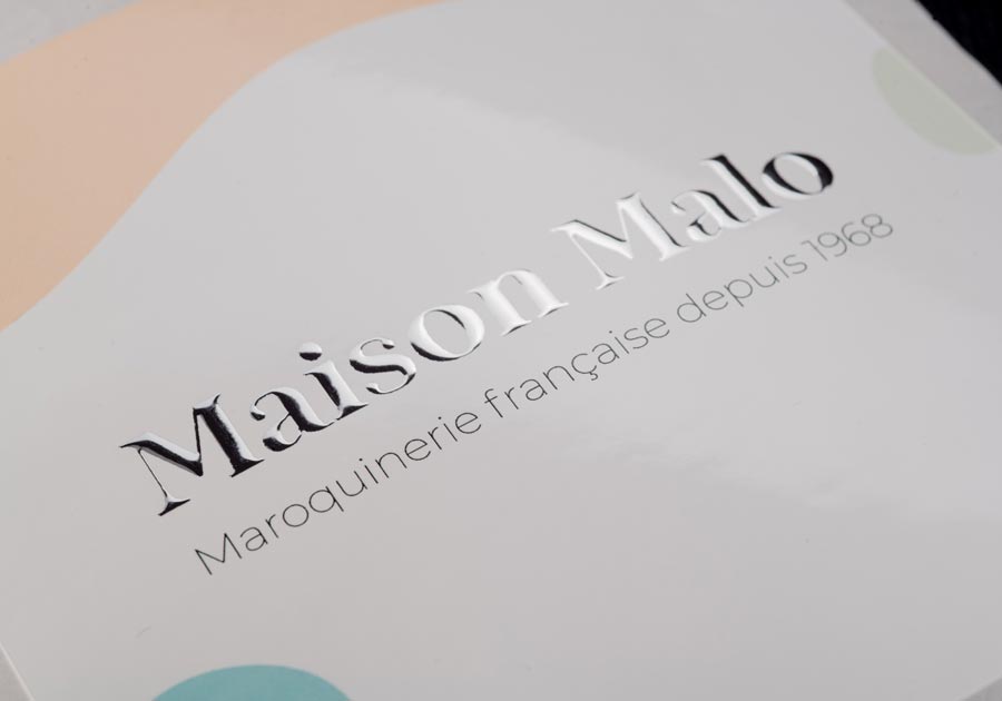 Etiqueta en rollo, aplicación manual, dorado en plata personalizada