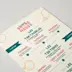 Menu rigide simple