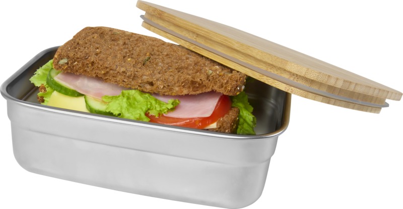 Boîte repas inox avec couvercle bambou Tite