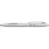 Stylo softy monochrome métallique avec stylet Avalon blanc