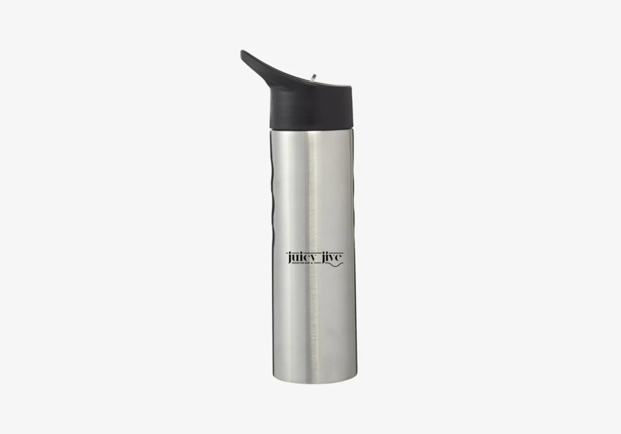 Bouteille de sport de 75 cl en acier inoxydable Trixie argent