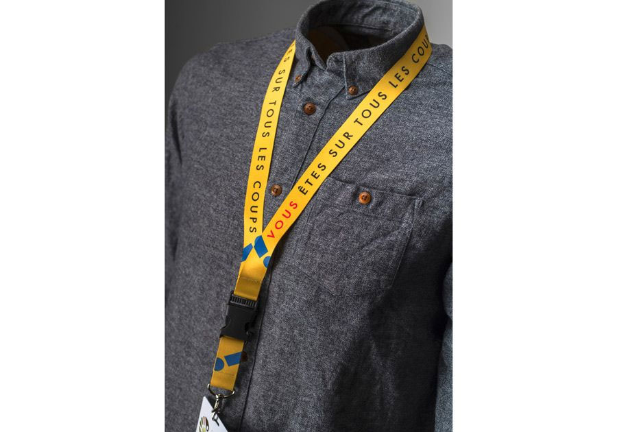 Tour de cou Lanyard 25 mm de large