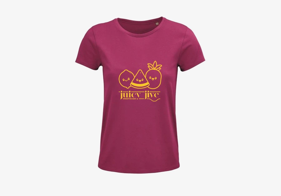 T-shirt femme Crusader de Sol's™ fuchsia