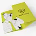 Dépliant papier recyclé 3 rainages portefeuille 630x297 250g couché recyclé satin blanc