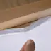 Comptoir bois - système de fixation par jonc silicone